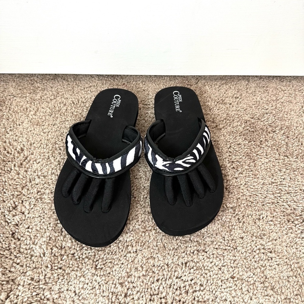 Pedi Couture On-the-Go Pedicure Sandal sz 9-10